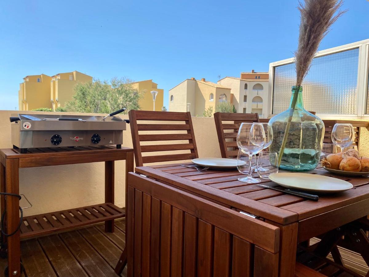 Terrasse Vue Mer 2 Pieces A Leucate Avec Piscine Apartment Екстериор снимка