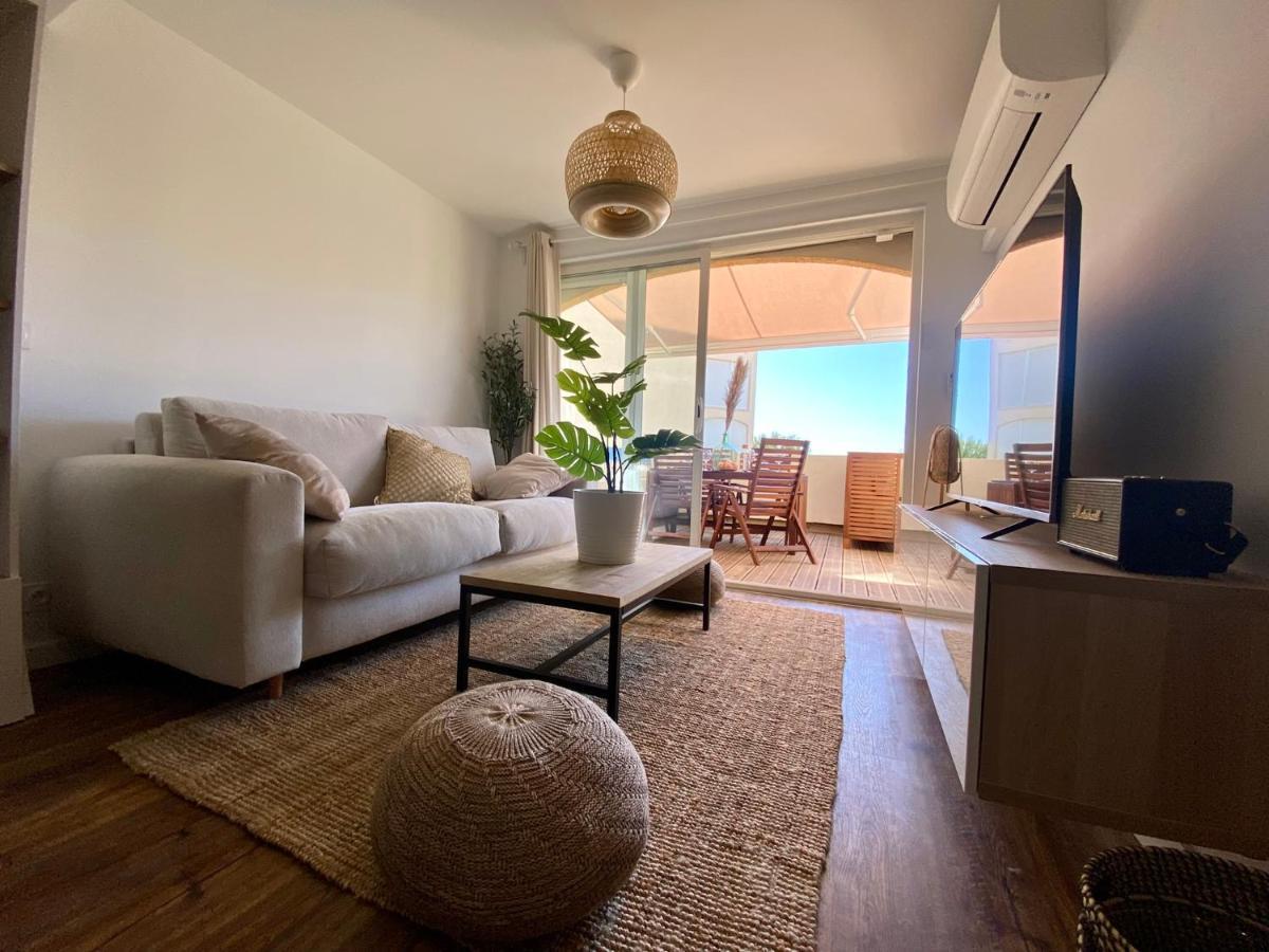 Terrasse Vue Mer 2 Pieces A Leucate Avec Piscine Apartment Екстериор снимка